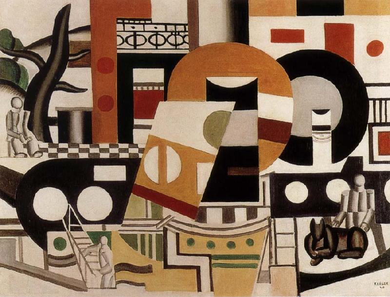 Fernard Leger Drag the boat